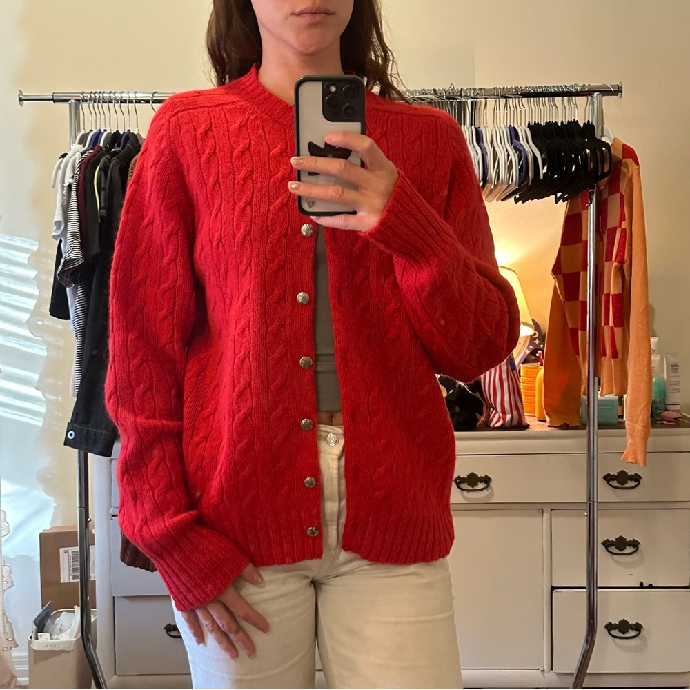 Vintage L.L. Bean Women's Wool Cardigan